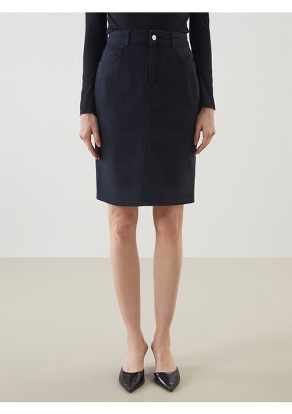 Yeni Sezon Dar Fit Mini Jean Etek fiyatları