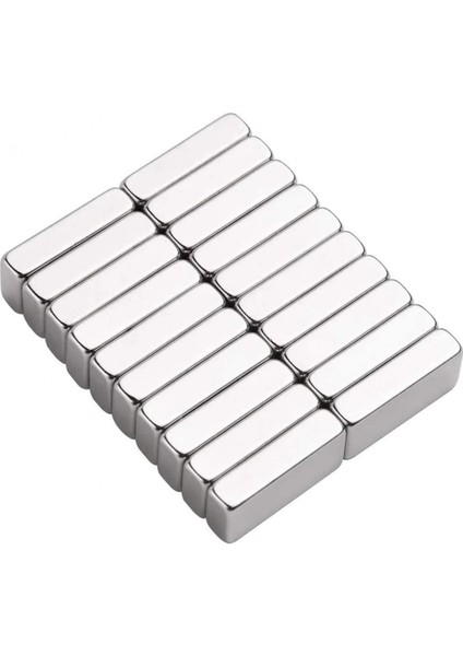 2 Adet 20X10X5 mm Neodyum Magnet N35 Güçlü Mıknatıs Köşeli ve Dayanıklı Nikel Kaplama fiyatları