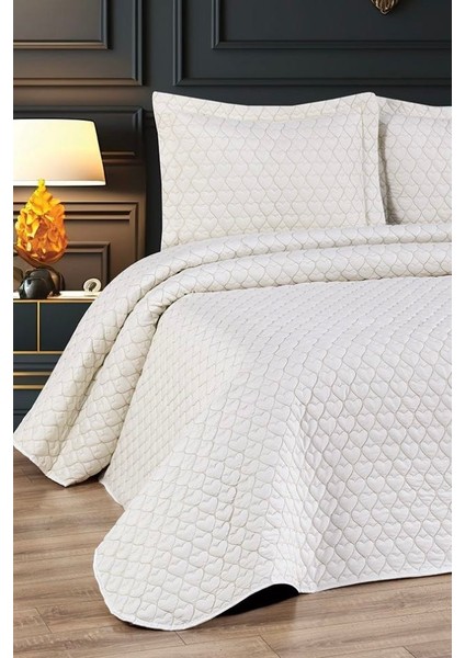 Love Kapitone Yatak Örtüsü Çift Kişilik