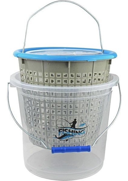 Horse Süzgeçli Balıkçı Kovası Silindir