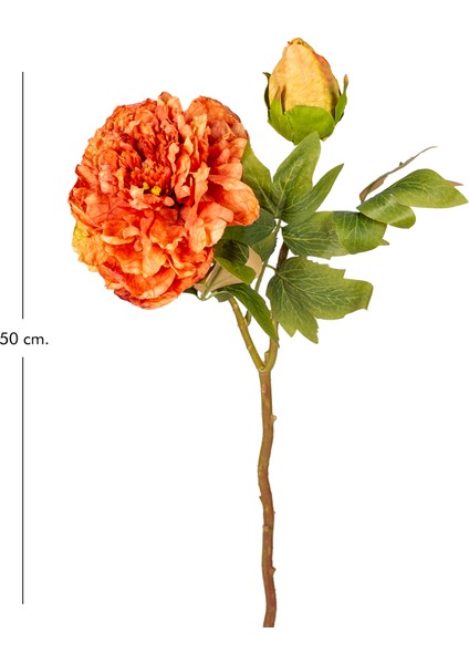 Yapay Çiçek Şakayık Tomurcuklu Turuncu 50 Cm. modelleri