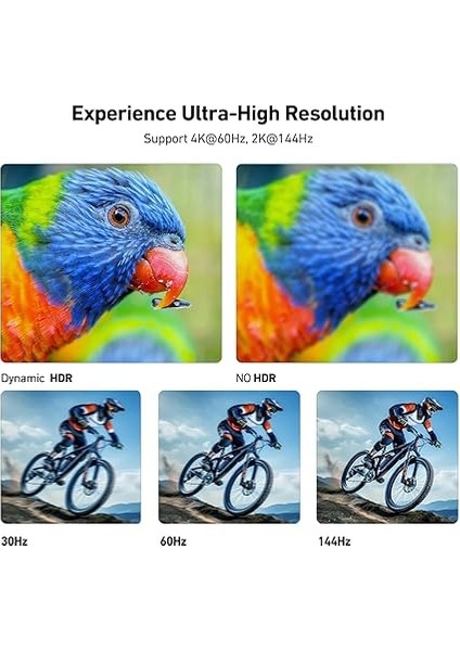 USB C - HDMI 3 Ayaklı Kablo [4K@60Hz, Alüminyum Kabuk, Naylon Örgülü], Thunderbolt 3/4/5 iPhone 15 Pro/max, MacBook Pro/air 2023, iPad Pro, Surface Book 2, Galaxy S23 ve Daha Fazlası ile Uyumlu fırsatları