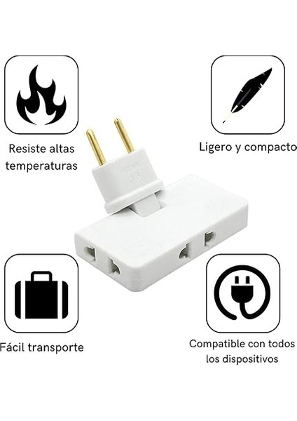 Priz Yassı Adaptör | 2 Uçlu Döner Çıkış Adaptörü | 180 Derece Dönen Kafa ile Seyahat Avrupa Fiş Adaptörü Güç Dönüştürücü fırsatları