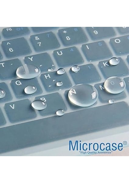 13'' - 17'' Notebook Laptop Macbook Klavye Koruyucu Silikon - Şeffaf AL3242 indirimleri