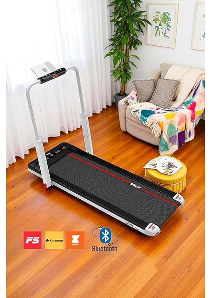 Origami Akıllı Koşu Bandı Katlanabilir Brushless Motor 12KM Hız Kumanda Bluetooth Uygulama Adımsayarlı Programlı fiyatları