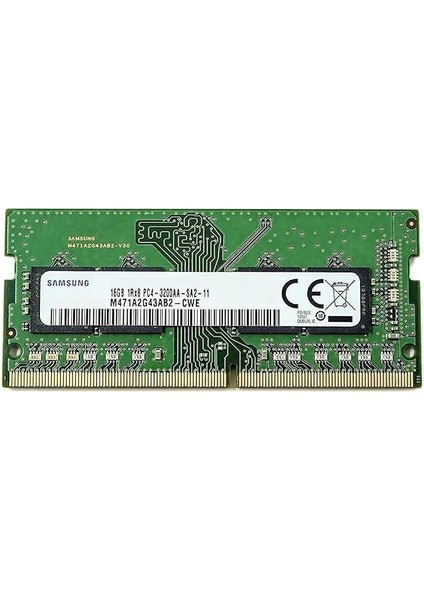Sodımm 16GB Pc4 3200 Ddr4 1rx8 M471A2G43AB2-CWE Dizüstü Bilgisayar Ram Bellek Dell Hp Lenovo Için