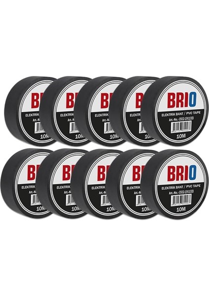 Elektrik Bantı 19MMX10M 10 Lu