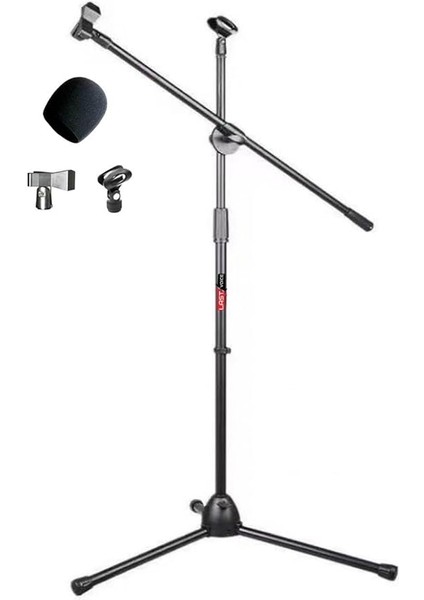 MS06S Mikrofon Standı - Mikrofon Sehpası (Sünger ve Tutacak Dahil)