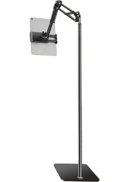 Mobile Ful Metal Teleskopik Açı ve Yükseklik Ayarlı Telefon ve Tablet Tutucu Stand, Video Izlemek Çekmek Için Stand