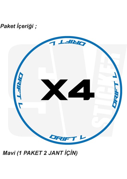 Mondial Drift L 125 Motosiklet Jant Şeridi 32'li Set Sticker Etiket Modeli fiyatları