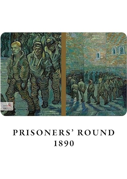 Night Series - A6, Van Gogh 4'lü Defter Seti I, Çizgisiz, Toplam 192 Sayfa, Her Biri 48 Sayfa, Tel Dikiş, Esnek Kapak, Oval Kenar, Tuval Doku, 60 Gram, Sarı Krem Renk indirimleri