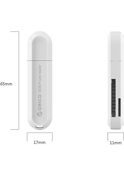 CRS21 USB 3.0 Sd Tf Micro Sd Kart Okuyucu Beyaz modelleri