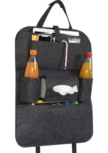 Araba Koltuk Arkası Düzenleyici Bagaj Düzenleyici Eşya Organizer Keçe Çanta Kılıf Oto Araç Içi Aksesuar Koruyucu Kılıfı Arac Aksesuari Otomobil Aksesuarları