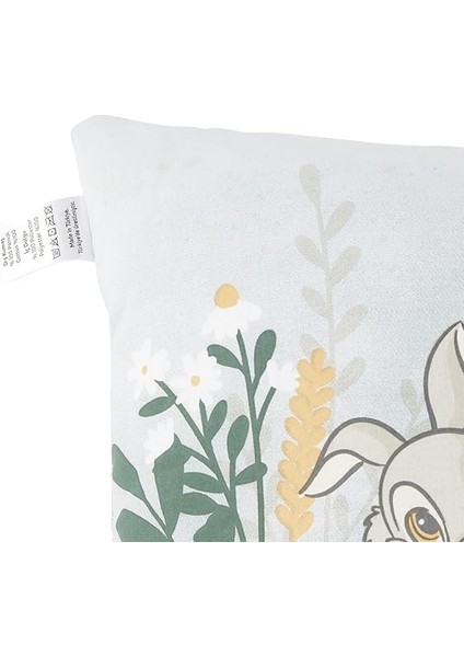 Disney Bambi Lisanslı Karakter BASKILI%100 Pamuk Kırlent, Çok Renkli, 40X40 cm fırsatları