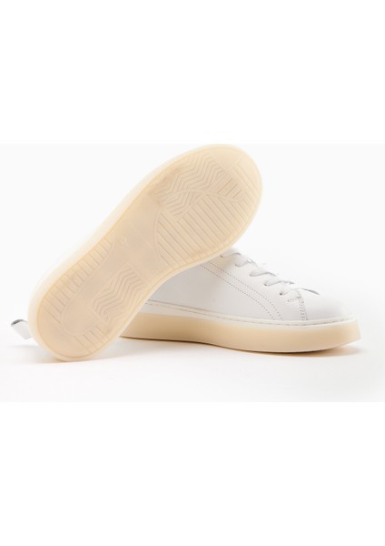 Lina Hakiki Deri Beyaz Kadın Sneaker Ayakkabı indirimleri