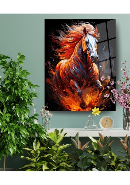 Cam Tablo - Camda Atın Heybeti