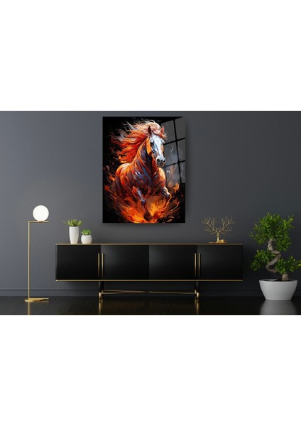 Cam Tablo - Camda Atın Heybeti modelleri