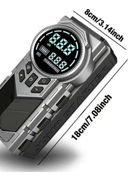 Akü Takviye Powerbak Marş Basma Cihazı 150 Psi Kompresör Pomba 8000MAH - 1000A Jump Starter modelleri