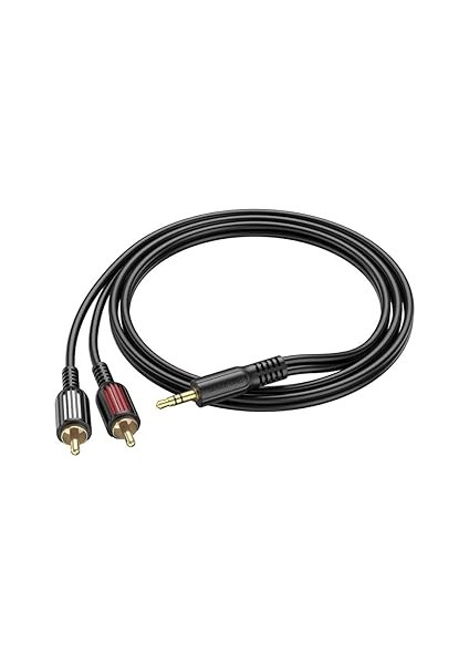 Kablo Aux Audio 3.5mm To Çift Rca Aux Standart Ses Kablosu 3.5mm Kulakık Çıkışlı Tablet Bilgisayar Telefon ve Mp3 Çalar Ile Amfi Bağlantı Kablosu 150CM BL11 indirimleri