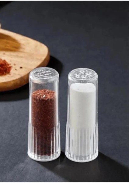 2'li Mika Kristal Tuzluk Biberlik Şefaf ROYALEKS-AMS-033