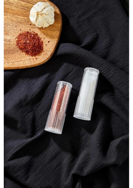 2'li Mika Kristal Tuzluk Biberlik Şefaf ROYALEKS-AMS-033 modelleri