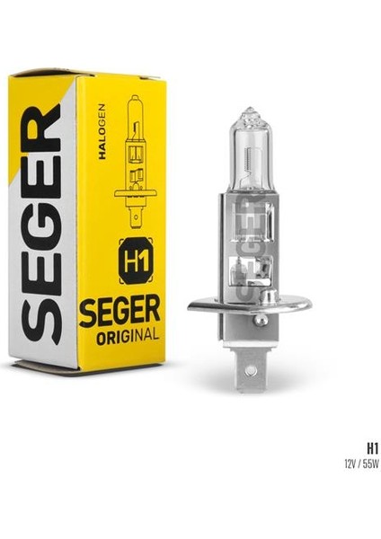 AMPUL H1 125 55W P14.5S STANDART YENİLEME 3.500K STANDART IŞIK (10 ADET)