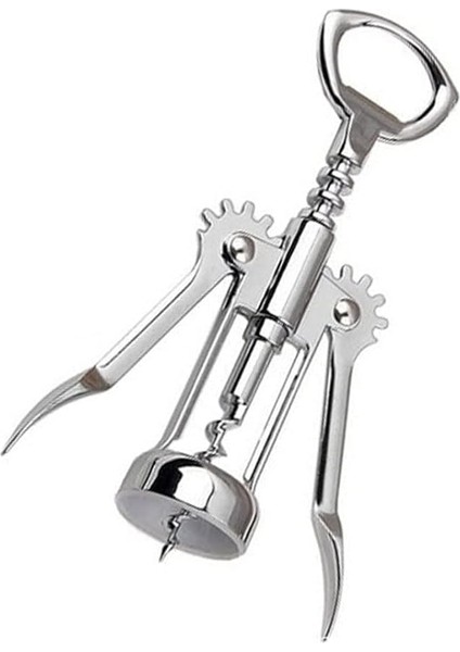 Home Paslanmaz Çelik Tirbuşon Konserve, Mantar Kapak Şarap Açacağı, Standart