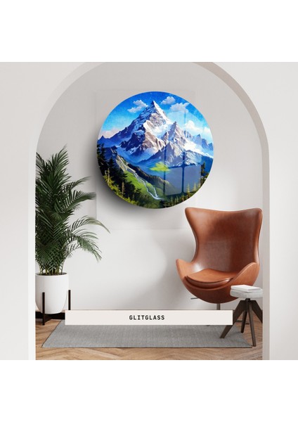 Yuvarlak Cam Tablo: “sessiz Yansıma” fiyatları