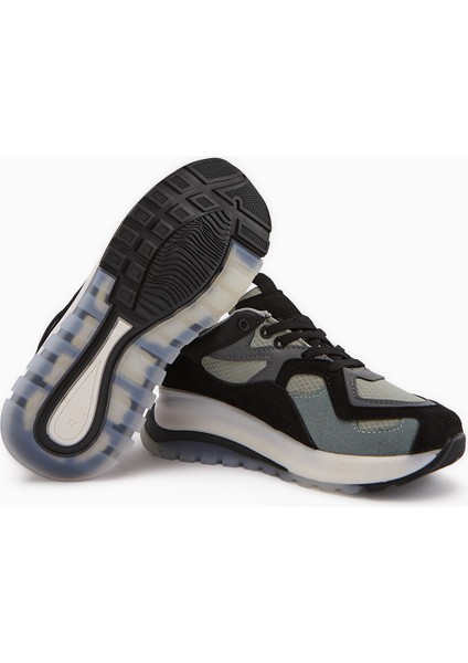 Klara Siyah Süet Yüksek Tabanlı Kadın Sneaker indirimleri