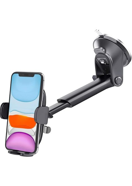 360 Derece Döner Araç Içi Vantuzlu Telefon Tutucu Gövde Üstü ve Cam - AL3734