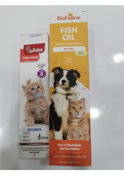 2 Li Avantaj Paketi Balık Yağı,kitten Paste