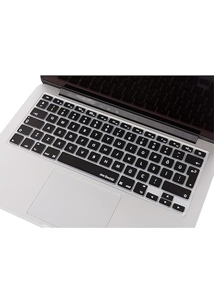 Klavye Koruyucu Macbook Klavye Air Pro (Türkçe Q) (Eski Usb'li Model 2008/2017) ile Uyumlu Siyah modelleri