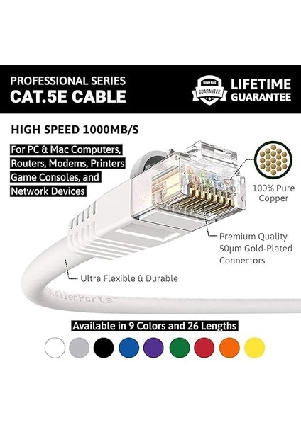 4236 CAT5E Ethernet Patch Internet Kablosu 15 Metre fırsatları