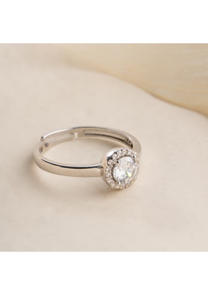 925 Ayar Gümüş Tek Taş Yüzük fiyatları