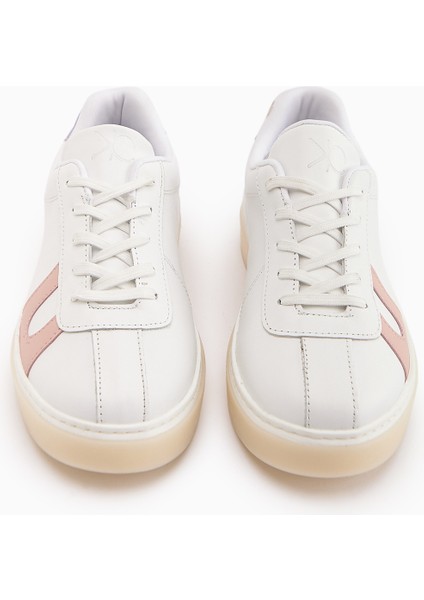 Eddie Hakiki Deri Beyaz Pudra Sneaker Kadın Ayakkbı fırsatları