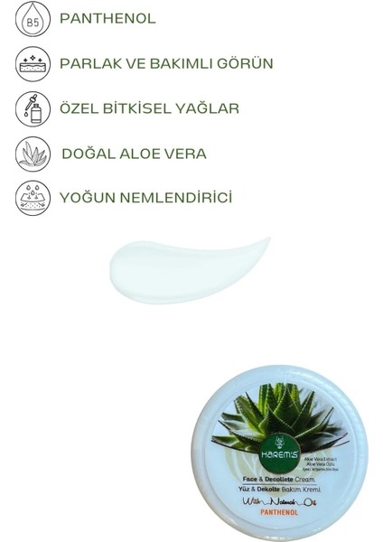 Harem's Aloevera Yüz Dekolte Kremi 125 ml fiyatları