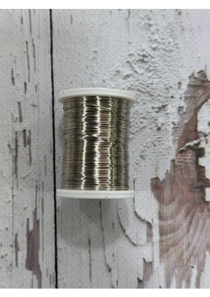 Çiçek Teli Filografi Teli 0.40 mm 50 gr Gümüş