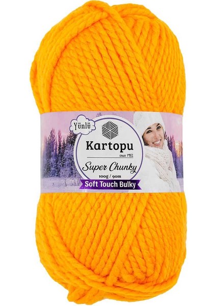 1 Adet Super Chunky Kalın Kışlık El Örgü Ipliği 100 gr K314