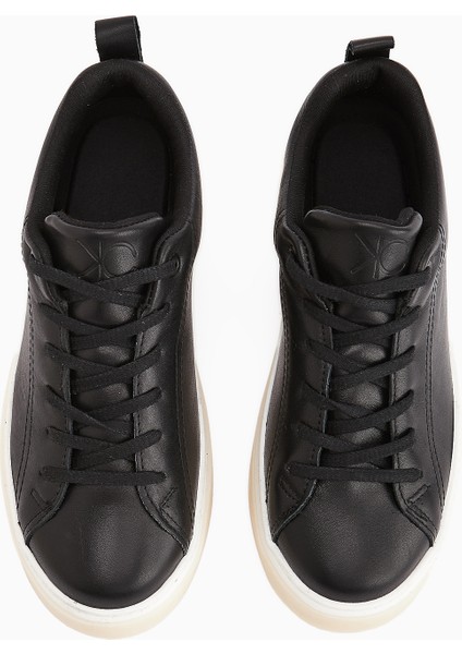 Lina Hakiki Deri Siyah Kadın Sneaker Ayakkabı fırsatları