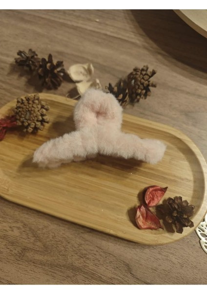 Peluş Tüylü Mandal Toka