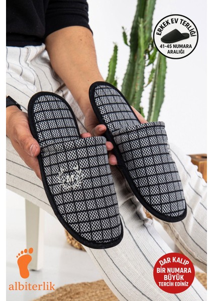 Erkek Ev Terliği Misafir Terliği Çeyiz Bohça Terliği Damat Terliği Kışlık Erkek Ev Terlik