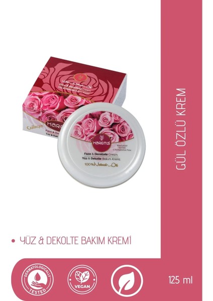 Harem's Gül Yüz Dekolte Bakım Kremi 125 ml