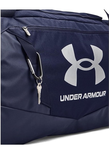 Ua Undeniable 5.0 Duffle Spor Çanta, Large, Gece Mavisi (410)/METALIK Gümüş