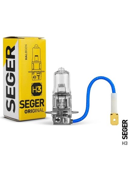 AMPUL H3 245 70W PK22S STANDART YENİLEME 3.500K STANDART IŞIK (10 ADET)