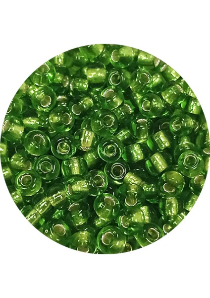 Dökme Cam Kum Boncuk (8/0) 3 mm - 20 Gram - Şeffaf Çimen Yeşili - BNC154 fiyatları
