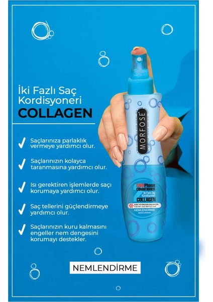 Kolajen Çift Fazlı Kondisyoner Fön Suyu 240 ml - Mrfs fiyatları