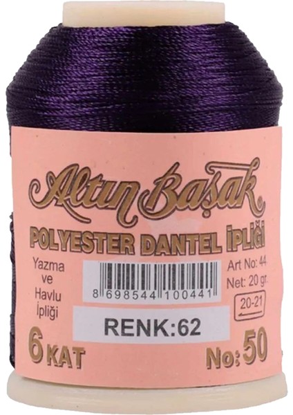 3 Adet Altınbaşak Oya ve Dantel Ipi 20 gr - Royaleks - No: 338 - 062 - 1004 modelleri