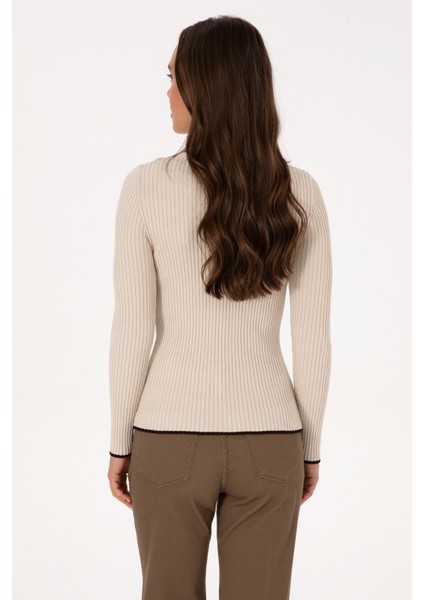 Kadın Taş Melanj Kazak /triko 50314780-VR225 indirimleri