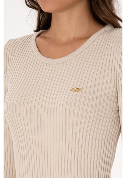 Kadın Taş Melanj Kazak /triko 50314780-VR225