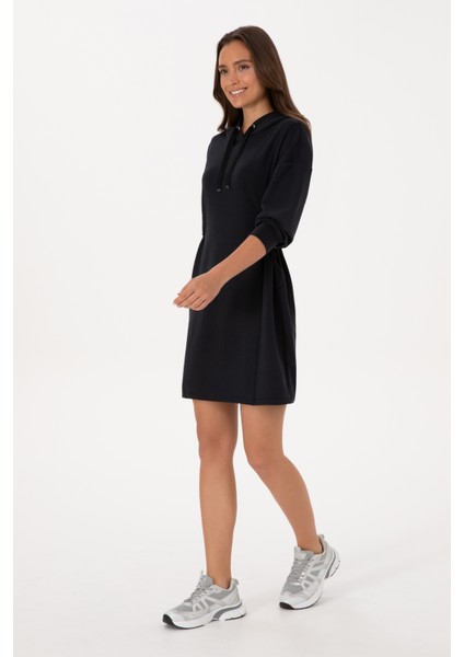 Kadın Siyah Elbise (Örme) 50314196-VR046